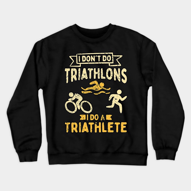Triathlon Triathlete Crewneck Sweatshirt by Shiva121